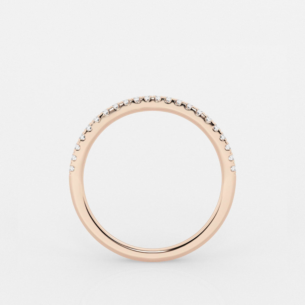 GWA137 - Additional Image 1 for  1/5 ctw Round Lab Grown Diamond Contour Wedding Band