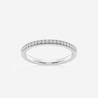 GWA138 - 1/8 ctw Round Lab Grown Diamond Micro Pave Wedding Band