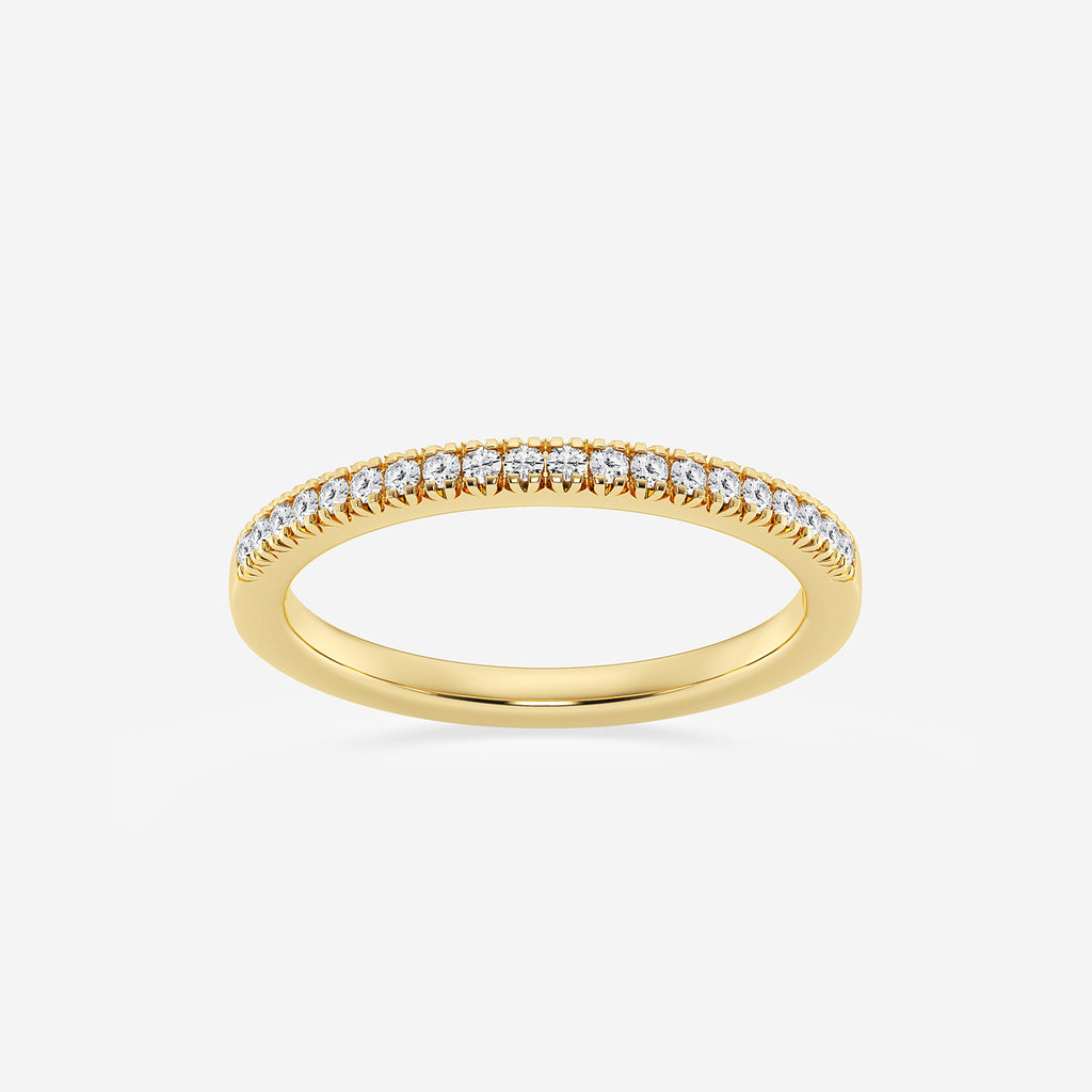 GWA138 - product video for 1/8 ctw Round Lab Grown Diamond Micro Pave Wedding Band