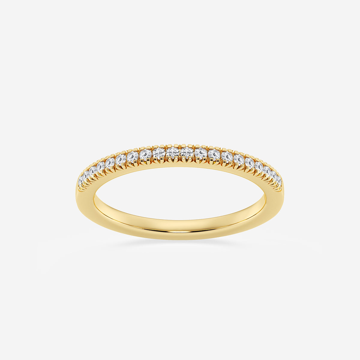 GWA138 - product video for 1/8 ctw Round Lab Grown Diamond Micro Pave Wedding Band