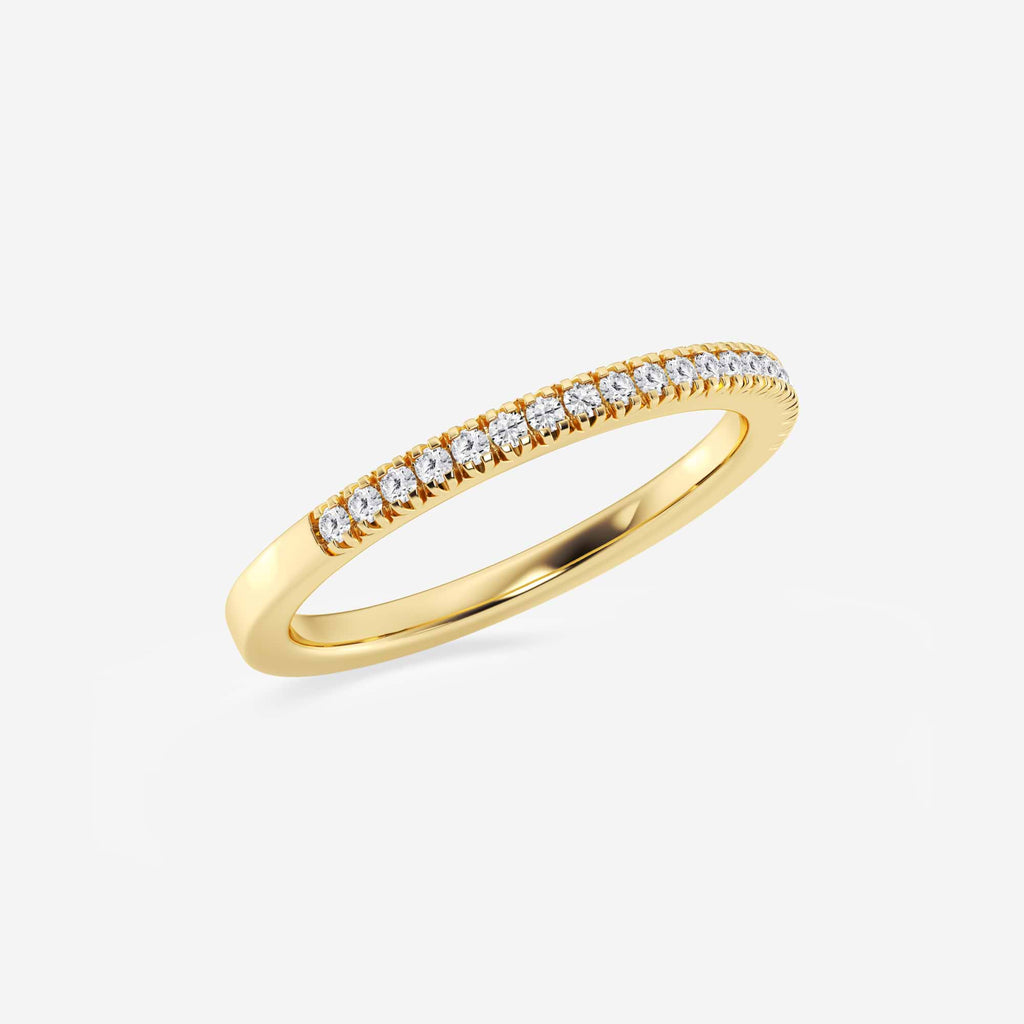 GWA138 - Additional Image 1 for  1/8 ctw Round Lab Grown Diamond Micro Pave Wedding Band