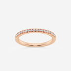 GWA138 - product video for 1/8 ctw Round Lab Grown Diamond Micro Pave Wedding Band