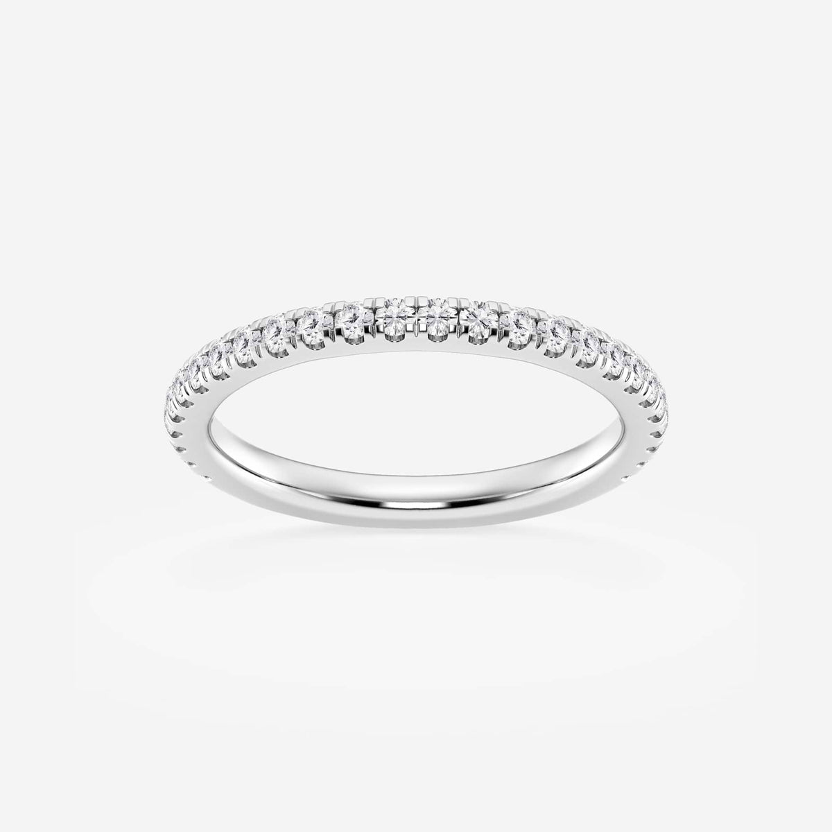 GWA138 - 1/3 ctw Round Lab Grown Diamond Micro Pave Wedding Band