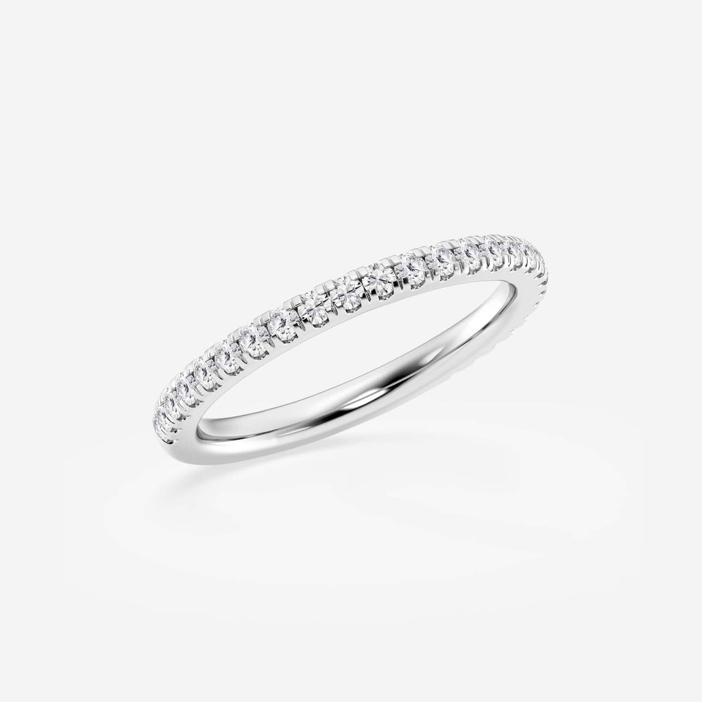 GWA138 - Additional Image 1 for  1/3 ctw Round Lab Grown Diamond Micro Pave Wedding Band