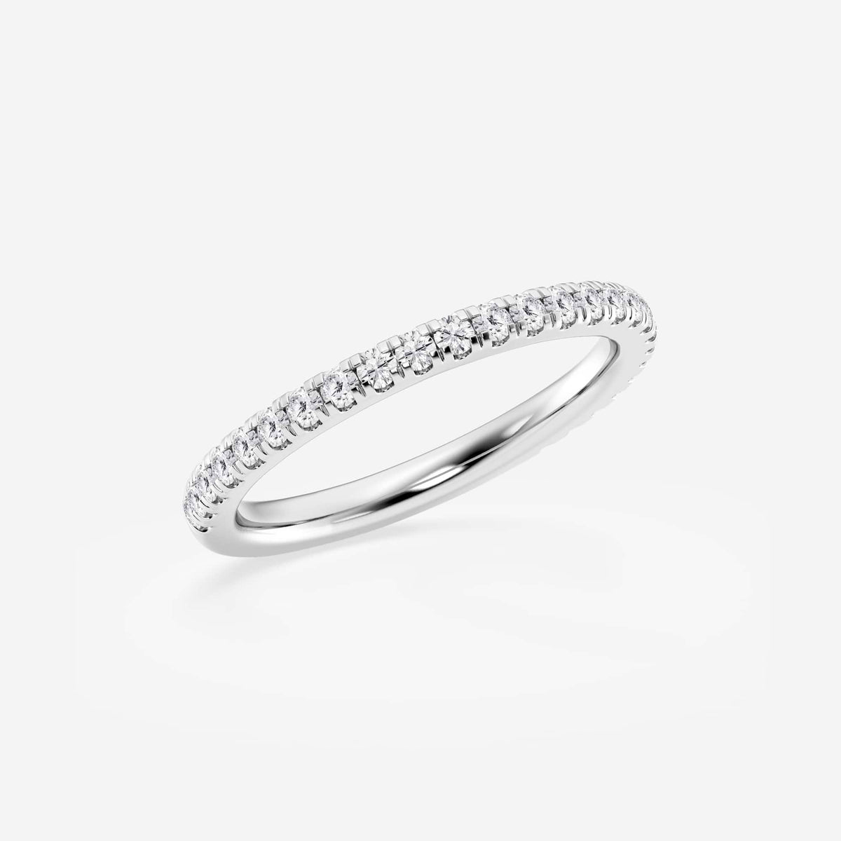 GWA138 - Additional Image 1 for  1/3 ctw Round Lab Grown Diamond Micro Pave Wedding Band