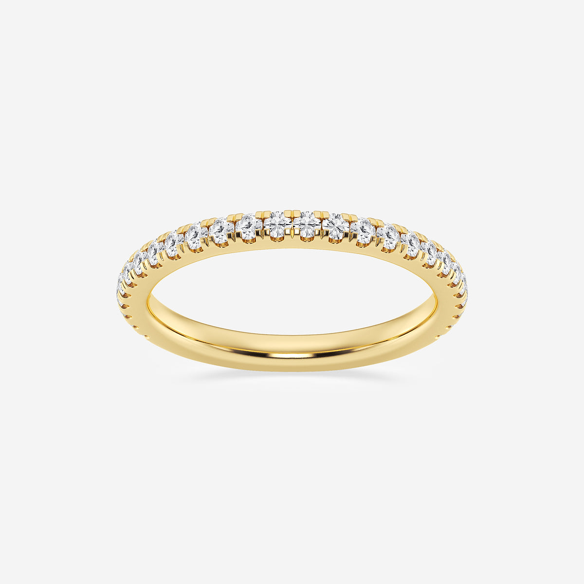 GWA138 - product video for 1/3 ctw Round Lab Grown Diamond Micro Pave Wedding Band