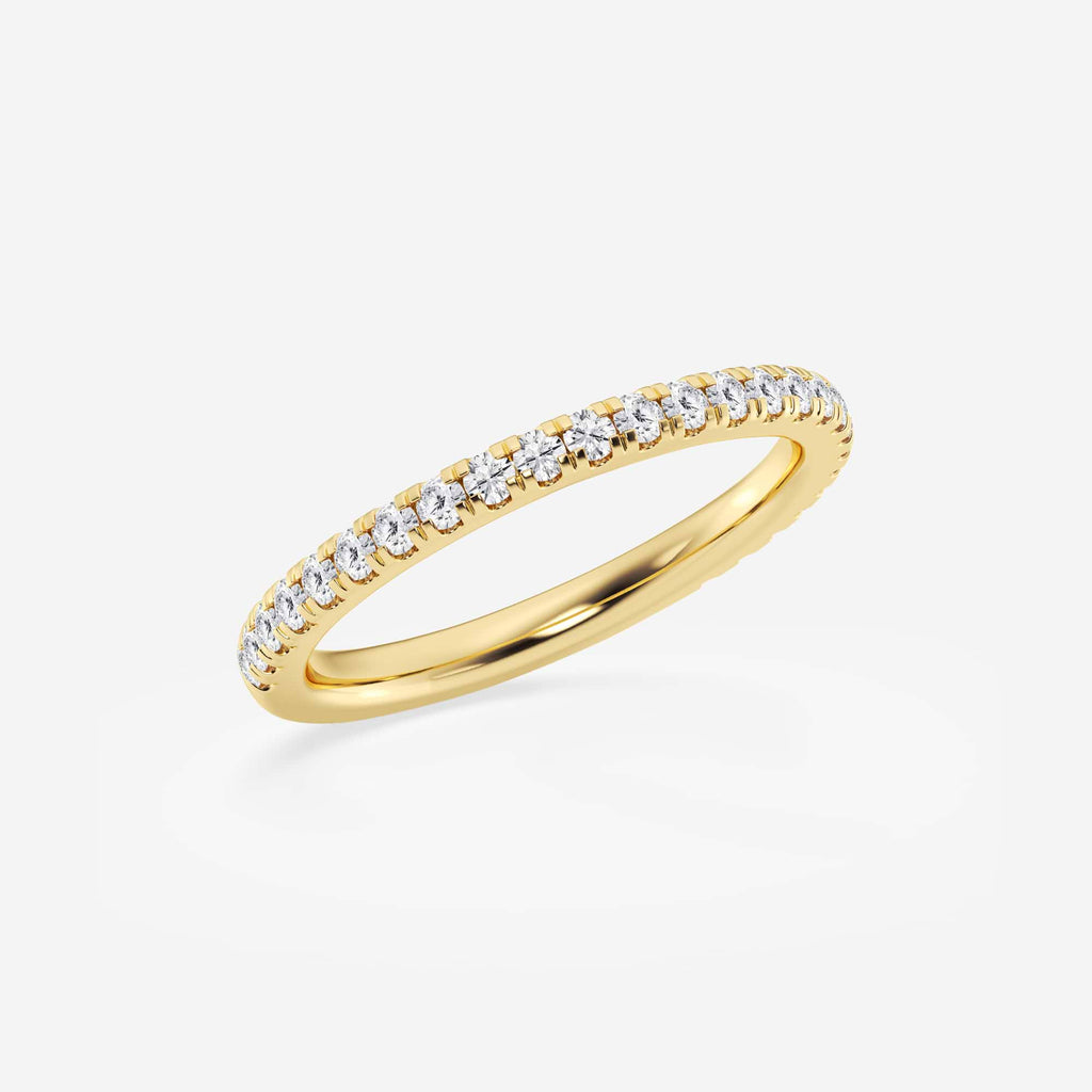 GWA138 - Additional Image 1 for  1/3 ctw Round Lab Grown Diamond Micro Pave Wedding Band