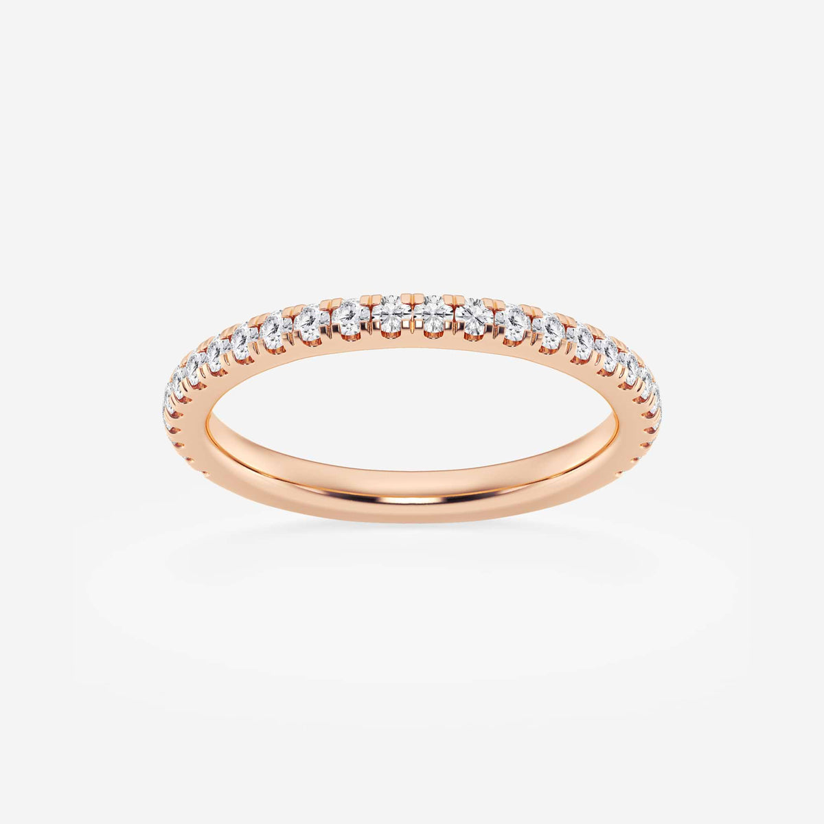 GWA138 - 1/3 ctw Round Lab Grown Diamond Micro Pave Wedding Band