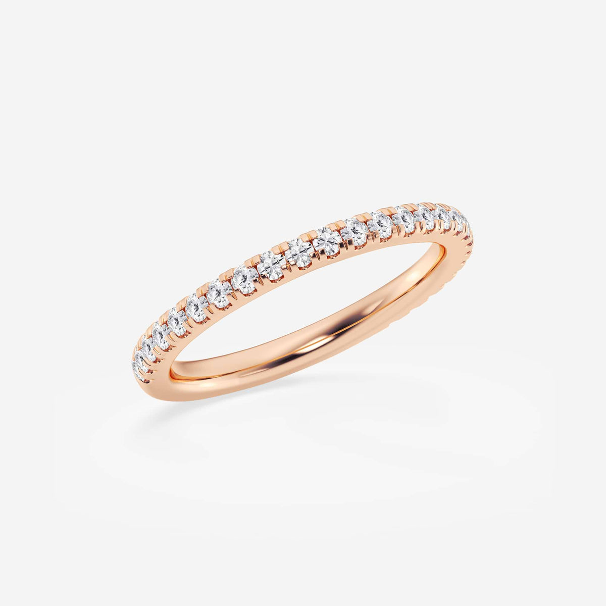 GWA138 - Additional Image 1 for  1/3 ctw Round Lab Grown Diamond Micro Pave Wedding Band