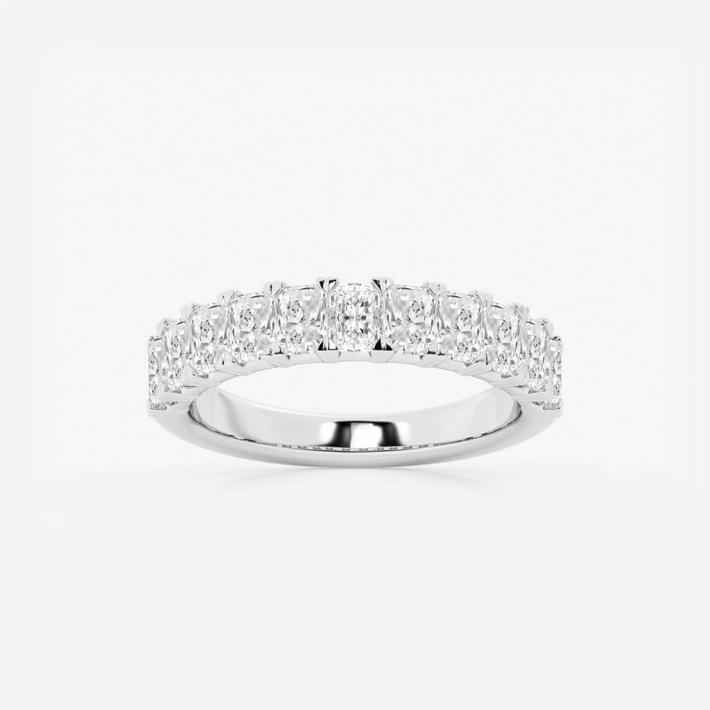GWA139 - 1 5/8 ctw Radiant Lab Grown Diamond Anniversary Band