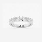 GWA139 - 1 5/8 ctw Radiant Lab Grown Diamond Anniversary Band
