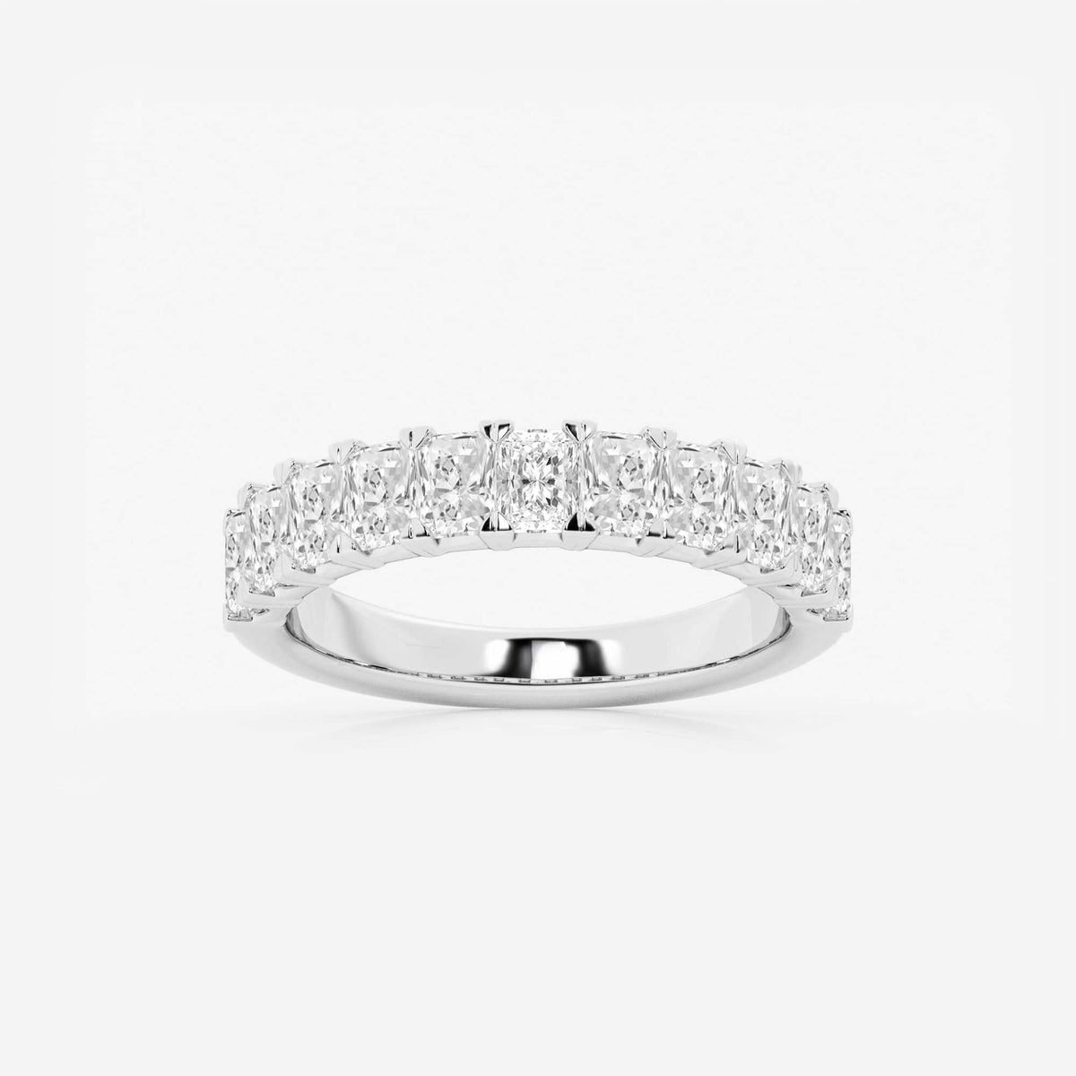 GWA139 - 1 5/8 ctw Radiant Lab Grown Diamond Anniversary Band