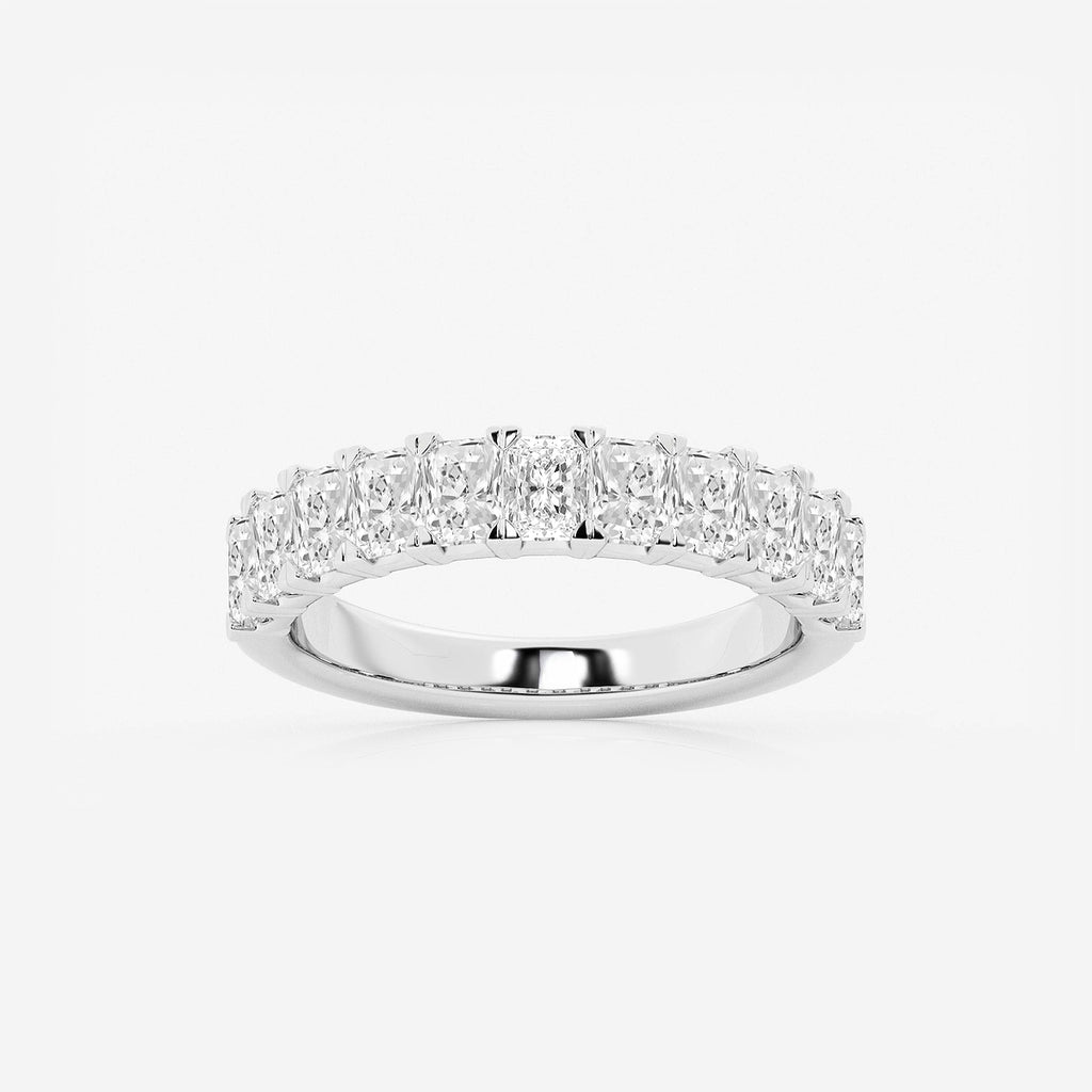 GWA139 - product video for 1 5/8 ctw Radiant Lab Grown Diamond Anniversary Band