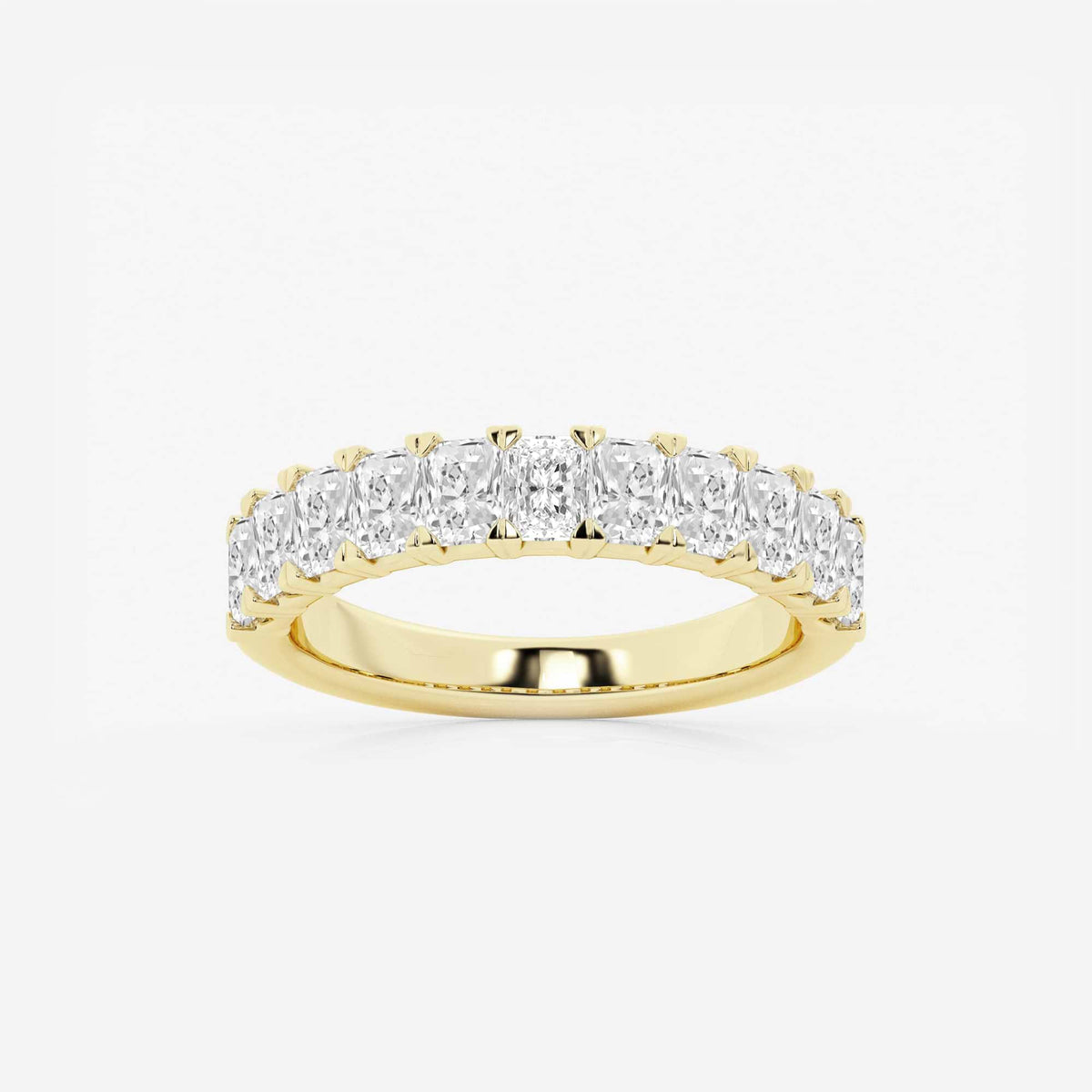 GWA139 - 1 5/8 ctw Radiant Lab Grown Diamond Anniversary Band