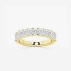 GWA139 - product video for 1 5/8 ctw Radiant Lab Grown Diamond Anniversary Band