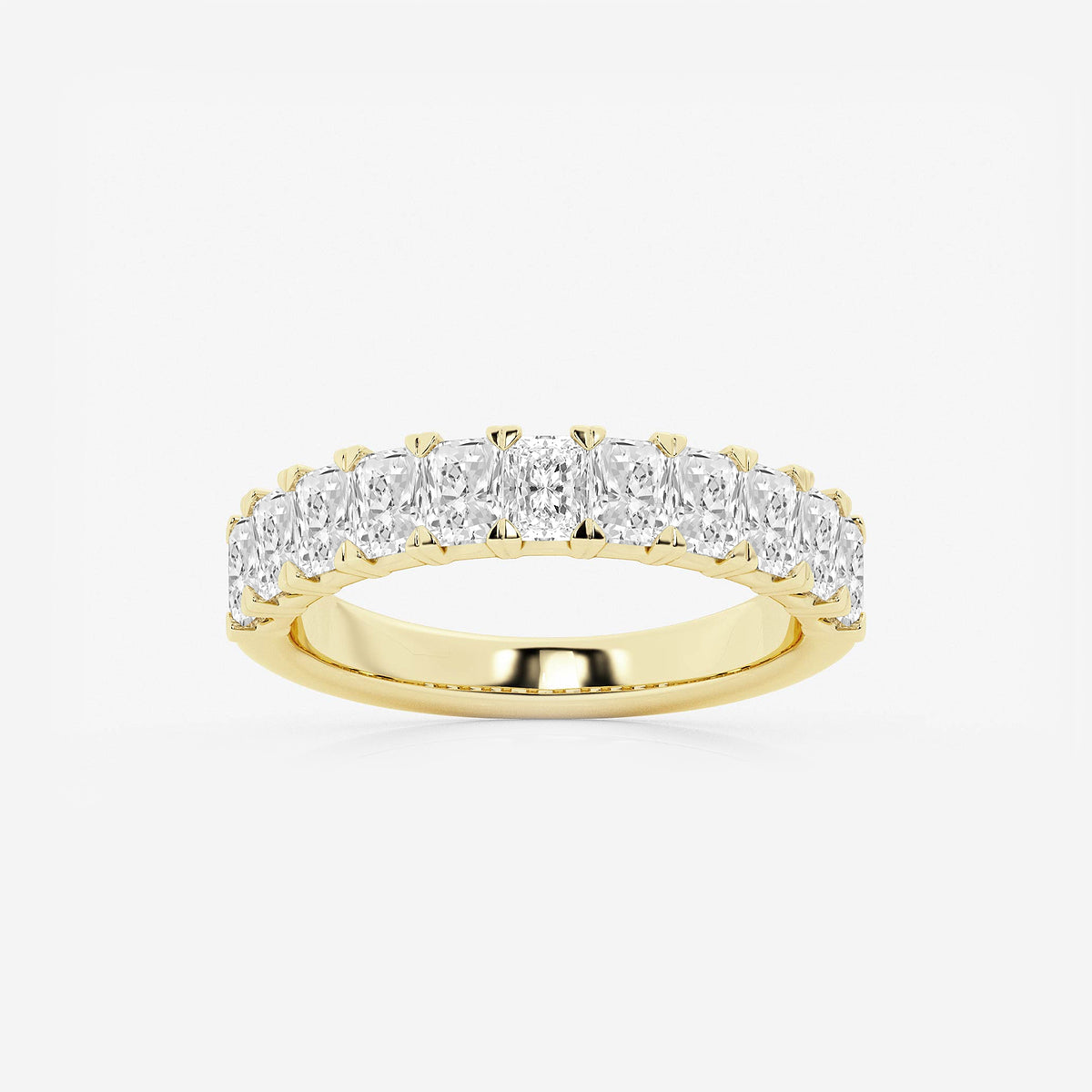 GWA139 - product video for 1 5/8 ctw Radiant Lab Grown Diamond Anniversary Band