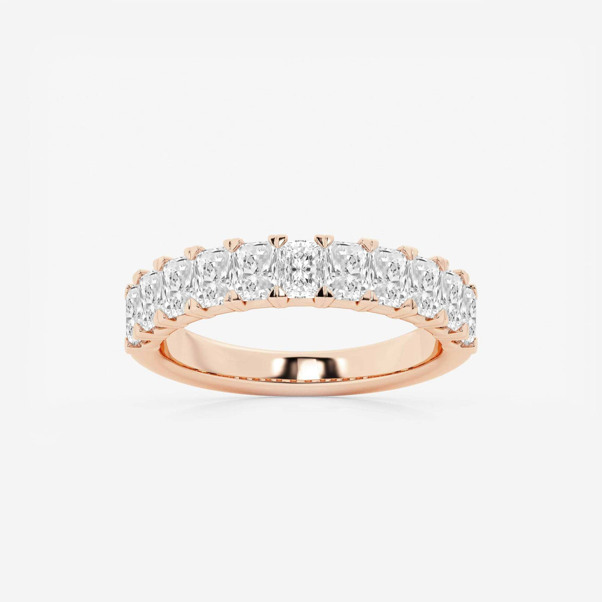 GWA139 - 1 5/8 ctw Radiant Lab Grown Diamond Anniversary Band