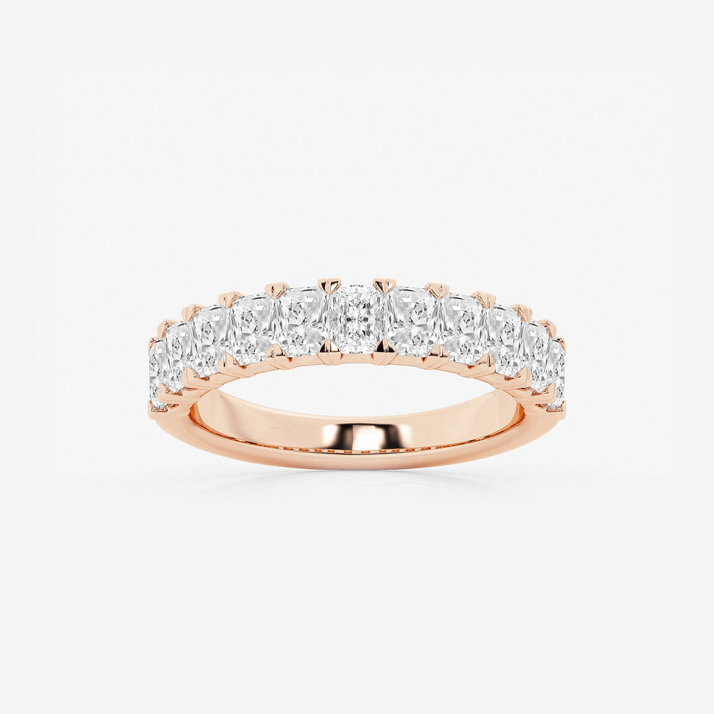 GWA139 - product video for 1 5/8 ctw Radiant Lab Grown Diamond Anniversary Band