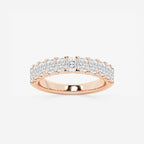 GWA139 - product video for 1 5/8 ctw Radiant Lab Grown Diamond Anniversary Band