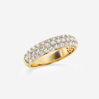 GWA141 - Additional Image 1 for  1 1/2 ctw Round Lab Grown Diamond Domed Band