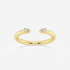 GWA142 - product video for 1/10 ctw Round Lab Grown Diamond Nesting Two Stone Wedding Band