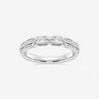 GWA145 - product video for 1 1/2 ctw Emerald Lab Grown Diamond Floating Anniversary Band