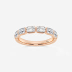 GWA145 - product video for 1 1/2 ctw Emerald Lab Grown Diamond Floating Anniversary Band