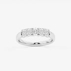 GWA146 - product video for 3/4 ctw Radiant Lab Grown Diamond Five-Stone Anniversary Band