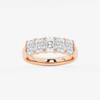 GWA146 - 2 3/8 ctw Radiant Lab Grown Diamond Five-Stone Anniversary Band