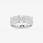 GWA146 - 3 ctw Radiant Lab Grown Diamond Five-Stone Anniversary Band