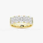 GWA146 - 4 ctw Radiant Lab Grown Diamond Five-Stone Anniversary Band