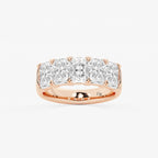 GWA146 - product video for 4 ctw Radiant Lab Grown Diamond Five-Stone Anniversary Band