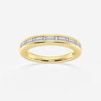GWA148 - product video for 1/2 ctw Baguette Lab Grown Diamond Seven Stone Anniversary Band