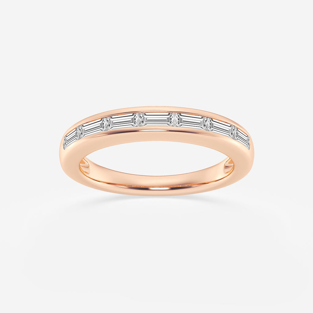 GWA148 - product video for 1/2 ctw Baguette Lab Grown Diamond Seven Stone Anniversary Band