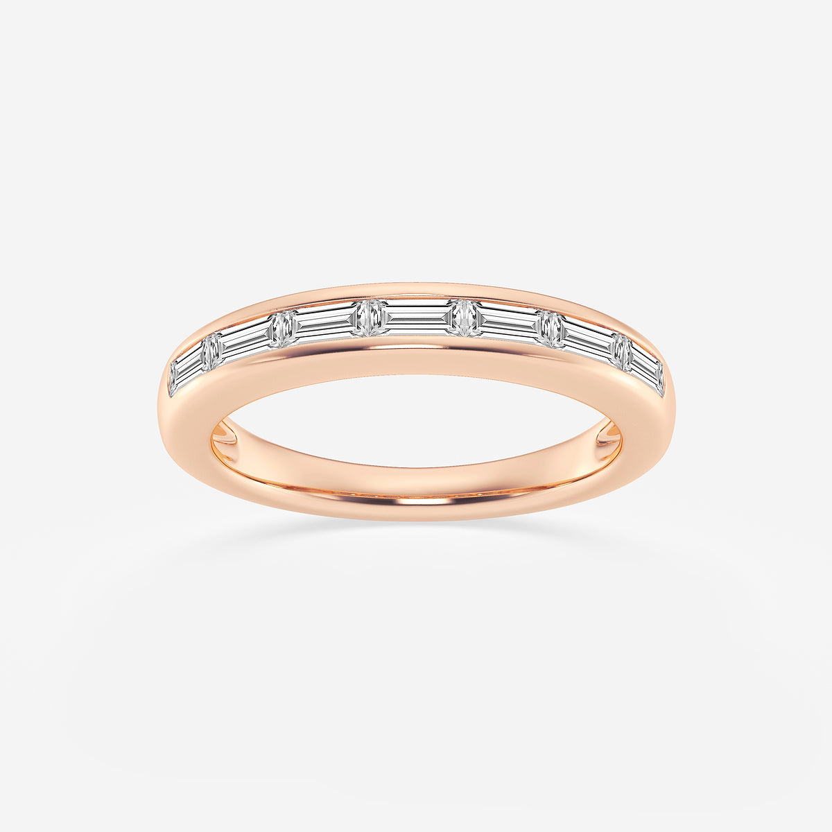 GWA148 - product video for 1/2 ctw Baguette Lab Grown Diamond Seven Stone Anniversary Band