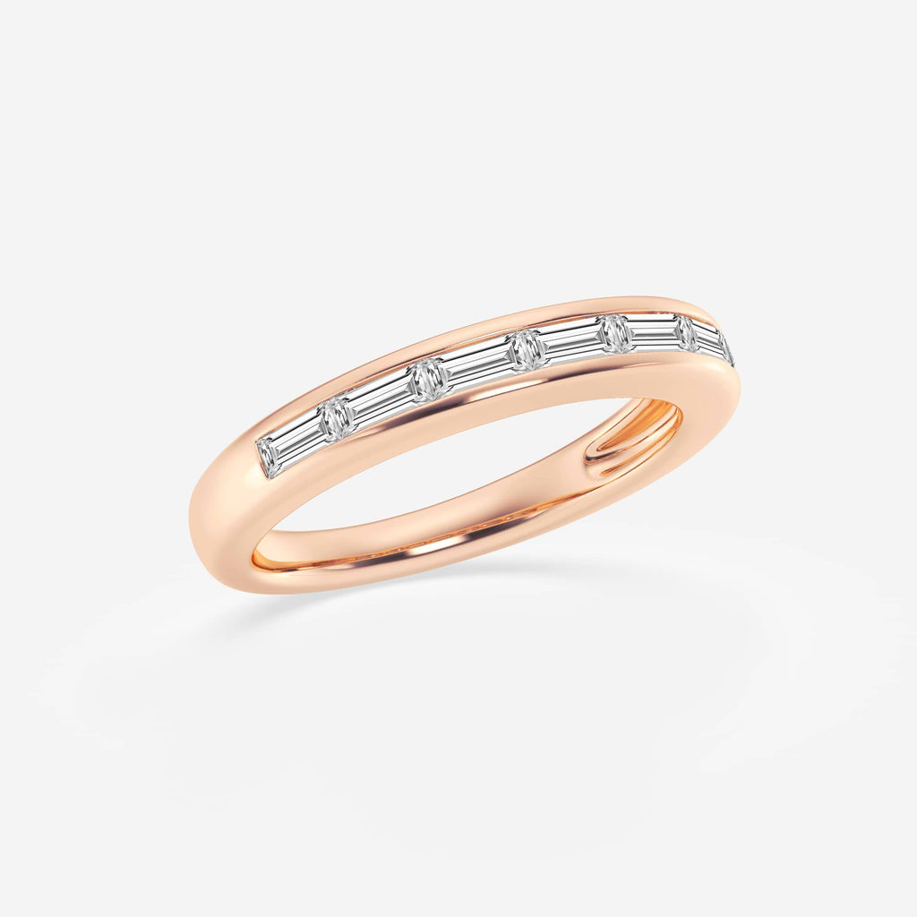 GWA148 - Additional Image 1 for  1/2 ctw Baguette Lab Grown Diamond Seven Stone Anniversary Band