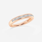 GWA148 - Additional Image 1 for  1/2 ctw Baguette Lab Grown Diamond Seven Stone Anniversary Band
