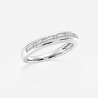 GWA148 - Additional Image 1 for  3/4 ctw Baguette Lab Grown Diamond Seven Stone Anniversary Band