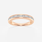 GWA148 - product video for 3/4 ctw Baguette Lab Grown Diamond Seven Stone Anniversary Band