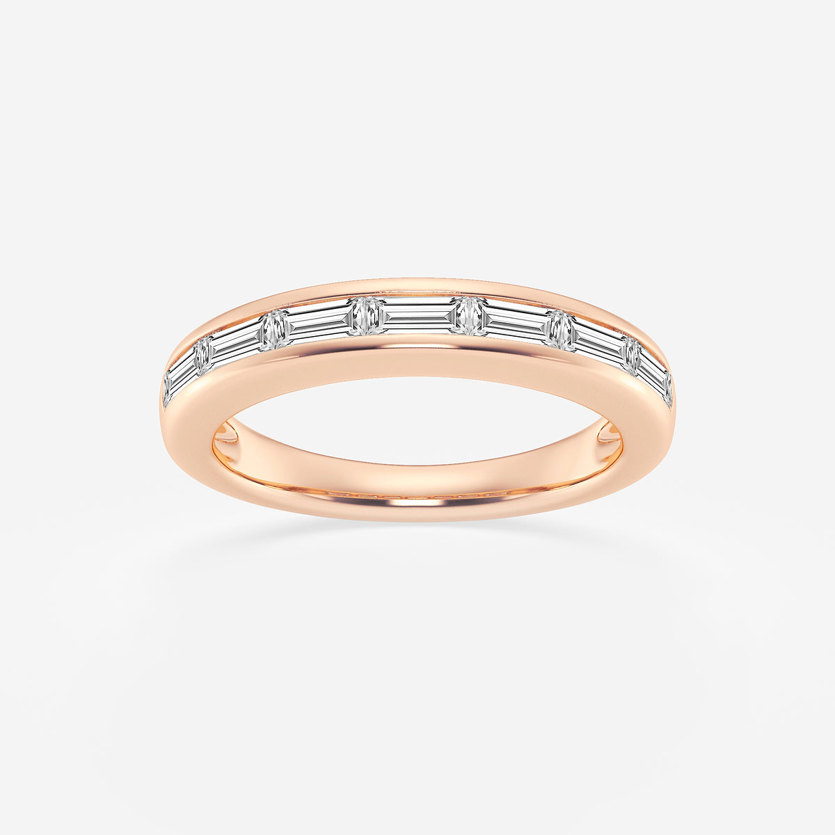 GWA148 - product video for 3/4 ctw Baguette Lab Grown Diamond Seven Stone Anniversary Band