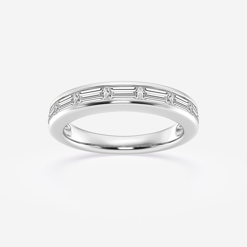 GWA148 - product video for 1 ctw Baguette Lab Grown Diamond Seven Stone Anniversary Band
