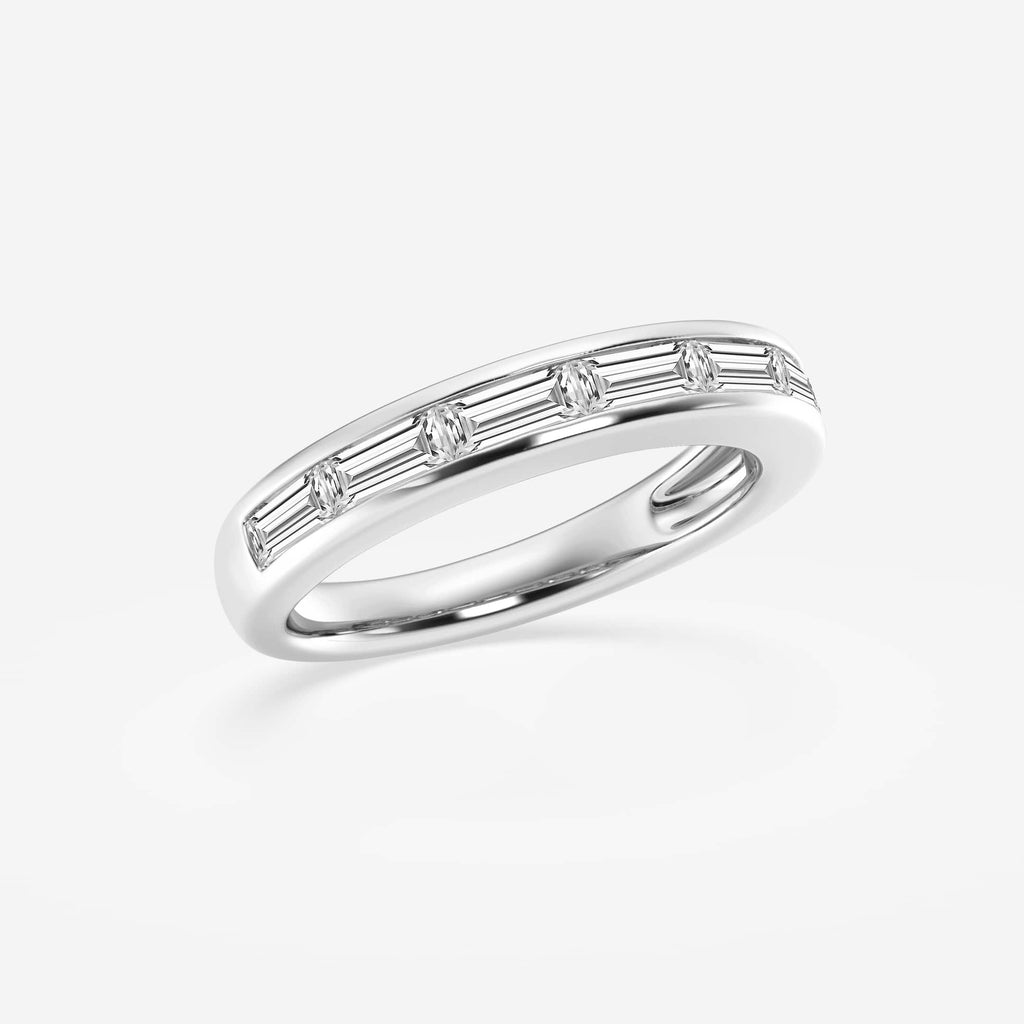 GWA148 - Additional Image 1 for  1 ctw Baguette Lab Grown Diamond Seven Stone Anniversary Band