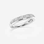 GWA148 - Additional Image 1 for  1 ctw Baguette Lab Grown Diamond Seven Stone Anniversary Band