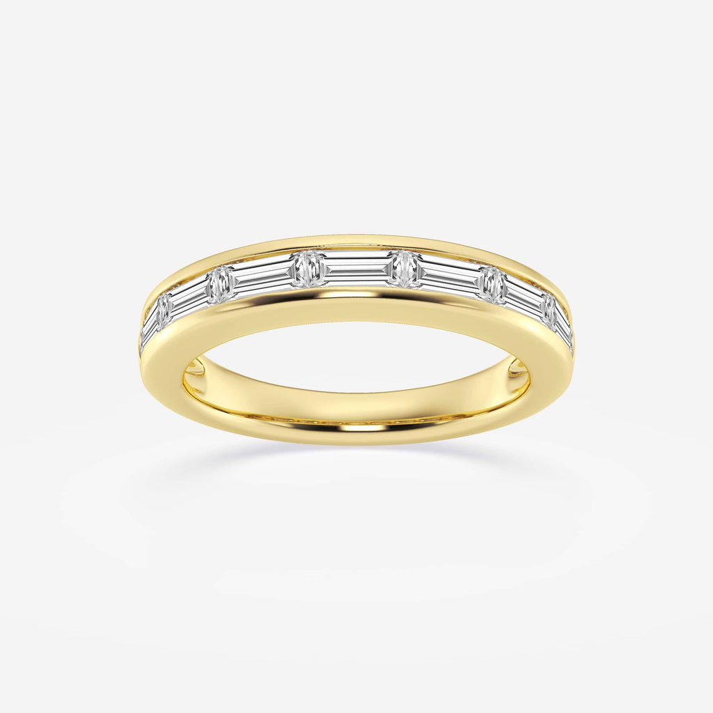 GWA148 - 1 ctw Baguette Lab Grown Diamond Seven Stone Anniversary Band