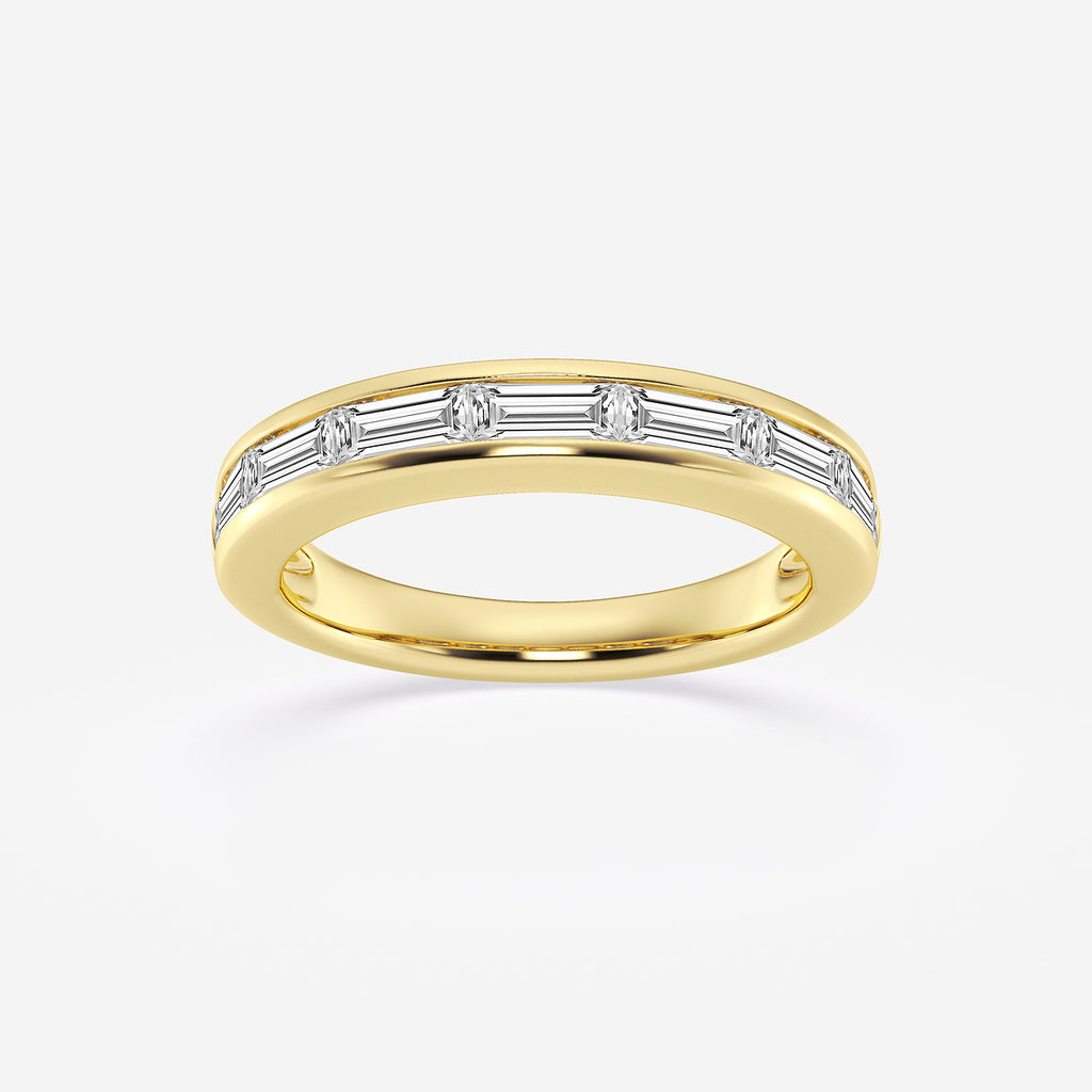 GWA148 - product video for 1 ctw Baguette Lab Grown Diamond Seven Stone Anniversary Band