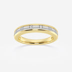 GWA148 - product video for 1 ctw Baguette Lab Grown Diamond Seven Stone Anniversary Band