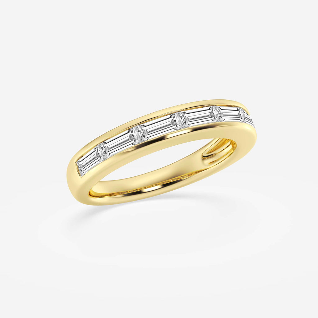 GWA148 - Additional Image 1 for  1 ctw Baguette Lab Grown Diamond Seven Stone Anniversary Band