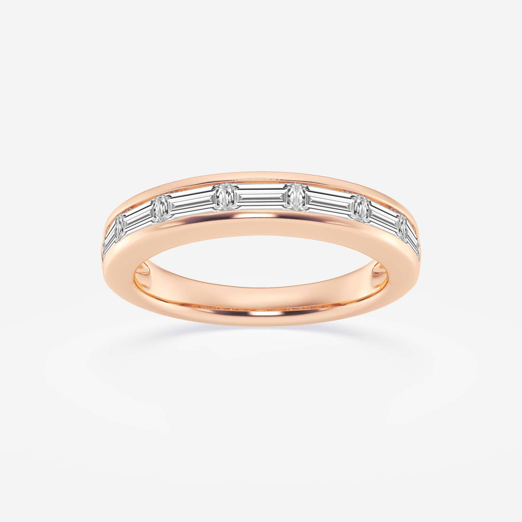 GWA148 - 1 ctw Baguette Lab Grown Diamond Seven Stone Anniversary Band