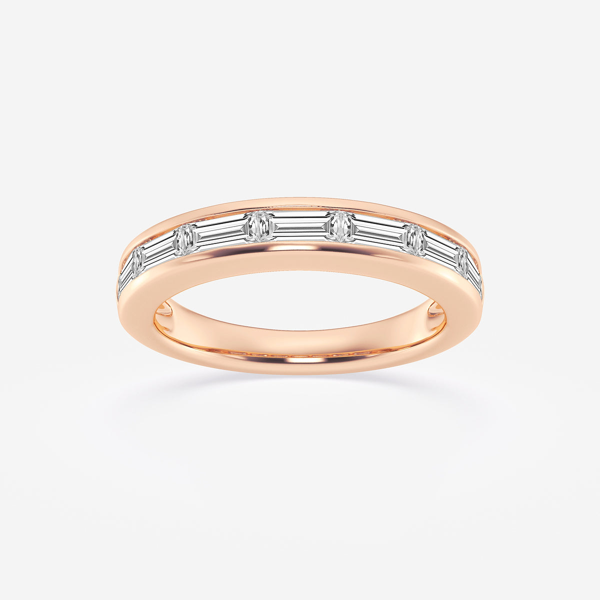 GWA148 - product video for 1 ctw Baguette Lab Grown Diamond Seven Stone Anniversary Band