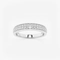 GWA149 - 2/5 ctw Round Lab Grown Diamond Double Row Wedding Band